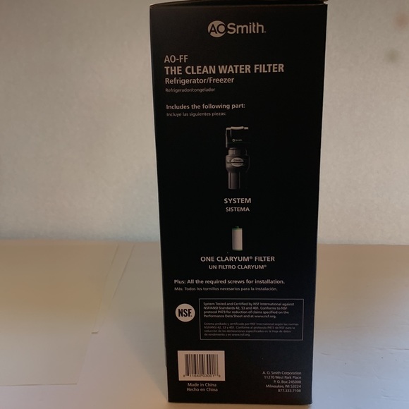 AO Smith AO-FF Advanced Single Stage Water Filter System refridgerator freezer - Picture 2 of 6